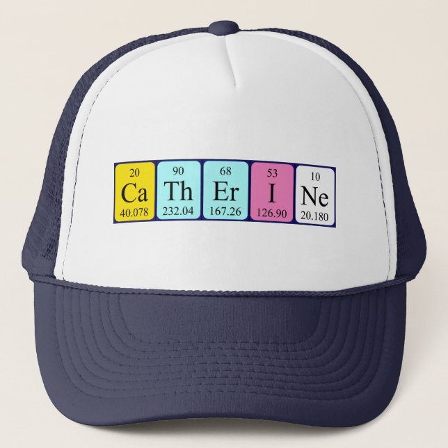 Catherine periodic table name hat (Front)