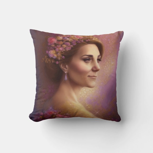 Catherine Princess Of Wales Cushion (Front)