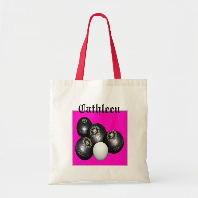 Cathleens Lawn Bowls Tote Bag (Front)