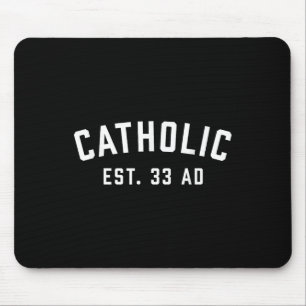 Catholic Ad 33 Christian Religious Mouse Mat