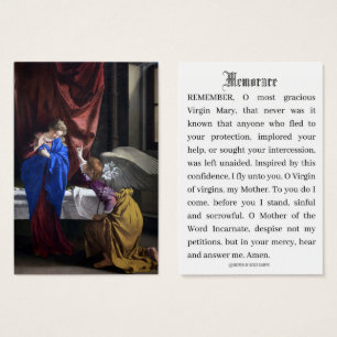 Catholic Annunciation of Mary Memorare Prayer