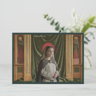 Catholic Art Holy Card Saint Alena of Brussels