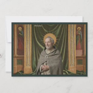 Catholic Art Holy Card   Saint Deicolus of Lure