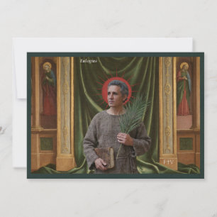 Catholic Art Holy Card Saint Eulogius of Córdoba