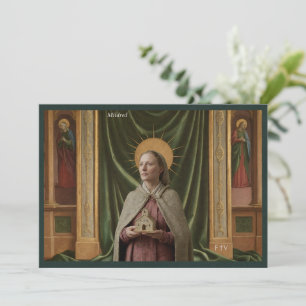 Catholic Art Holy Card   Saint Mildred of Thanet