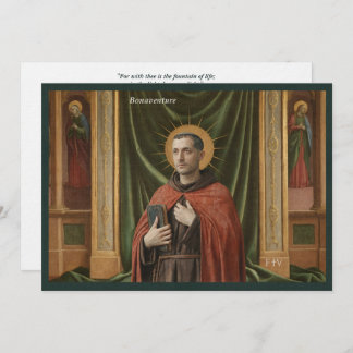 Catholic Art Postcard | Saint Bonaventure