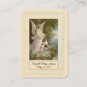 Catholic Baby Baptismal Remembrance Holy Card