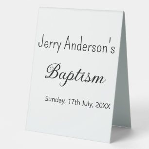 Catholic baptism kids modern simple QR minimal