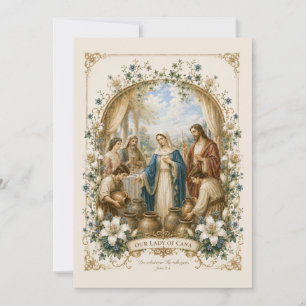 Catholic Betrothal of Mary and Joseph Wedding Invitation