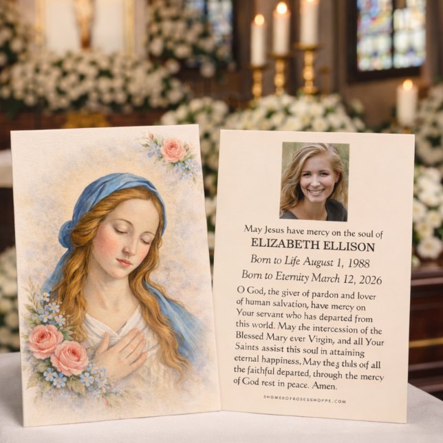 Catholic Blessed Mary Madonna Funeral Memorial (Creator Uploaded)