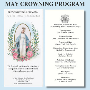 Catholic Blessed Mary May Crowning Ceremony