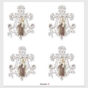 Catholic Blessed Virgin Mary Floral Religious