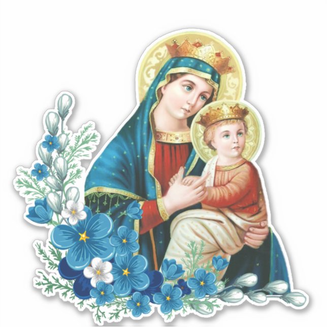 Catholic Blessed Virgin Mary Jesus Religious (Front)
