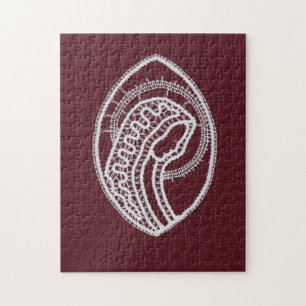 Catholic Blessed Virgin Mary, lace  Jigsaw Puzzle