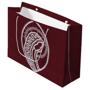 Catholic Blessed Virgin Mary, lace Large Gift Bag