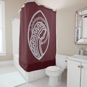 Catholic Blessed Virgin Mary, lace  Shower Curtain
