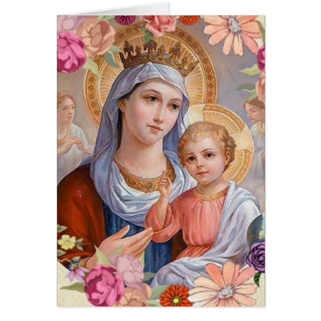 Catholic Blessed Virgin Mary Mothers Day (Front)