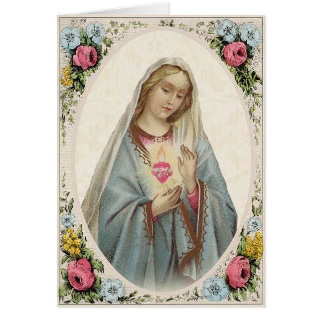 Catholic Blessed Virgin Mother Mary Religious (Front)