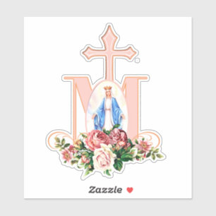 Catholic Blessed Virgin Religious Vinyl Contour