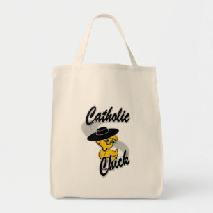 Catholic Chick #4 Tote Bag