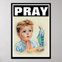 CATHOLIC CHILD PRAY VIRGIN MARY PROLIFE
