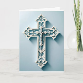 Catholic Christian Cross Crucifix Card