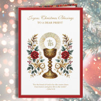 Catholic Christmas Eucharist Red Roses