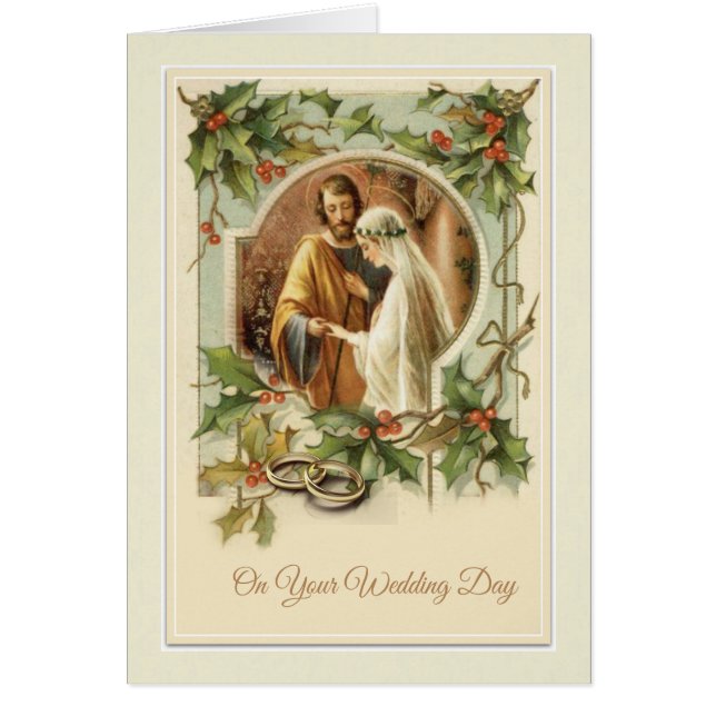 Catholic Christmas Wedding Virgin Mary Joseph (Front)