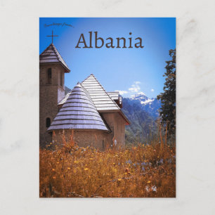 Catholic Church of Theth in Shkodër County Albania Postcard
