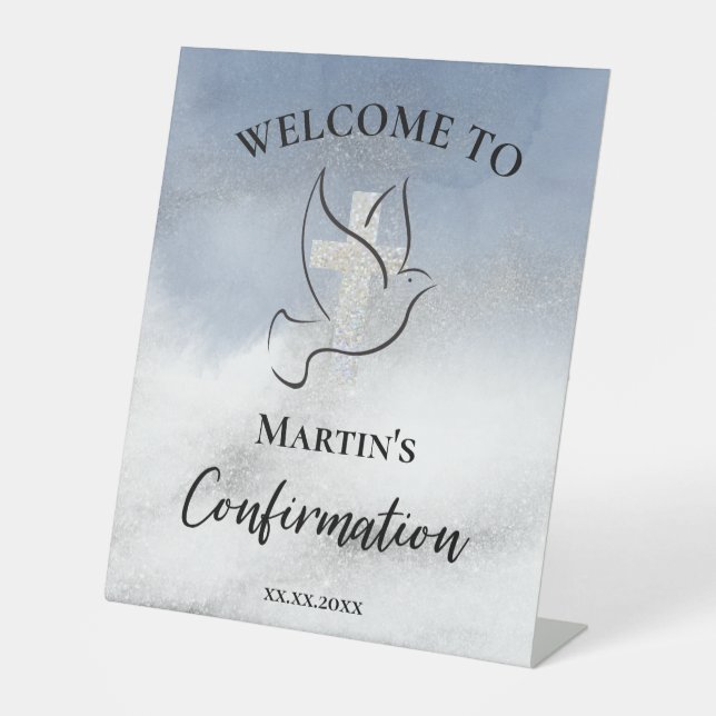 Catholic Confirmation welcome sign (Front)