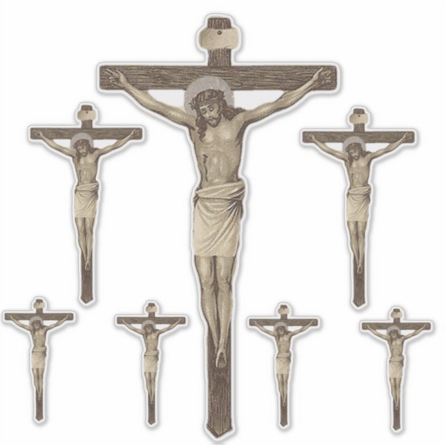 Catholic Crucifix Jesus on the Cross Religious (Front)