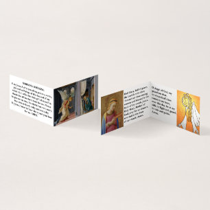 Catholic daily prayers Folded Card