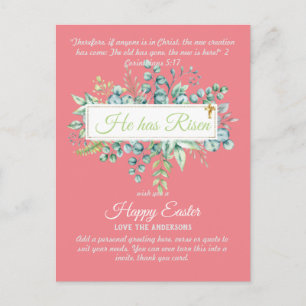 Catholic EASTER Cards Religious Verse Bible Quote