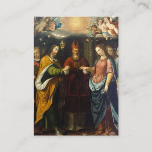 Catholic Engagement Courtship Wedding Prayer Enclosure Card