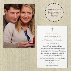 Catholic Engagement Prayer Photo 