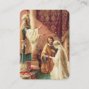Catholic Engagement Wedding Favours Holy Cards