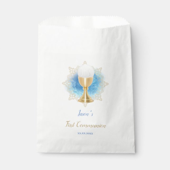 Catholic First Communion  Favour Bags (Front)