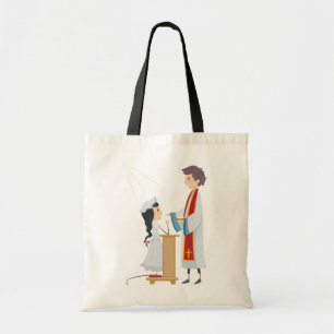 Catholic First Communion Girl Tote Bag