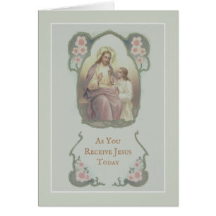 Catholic First Holy Communion Jesus Child
