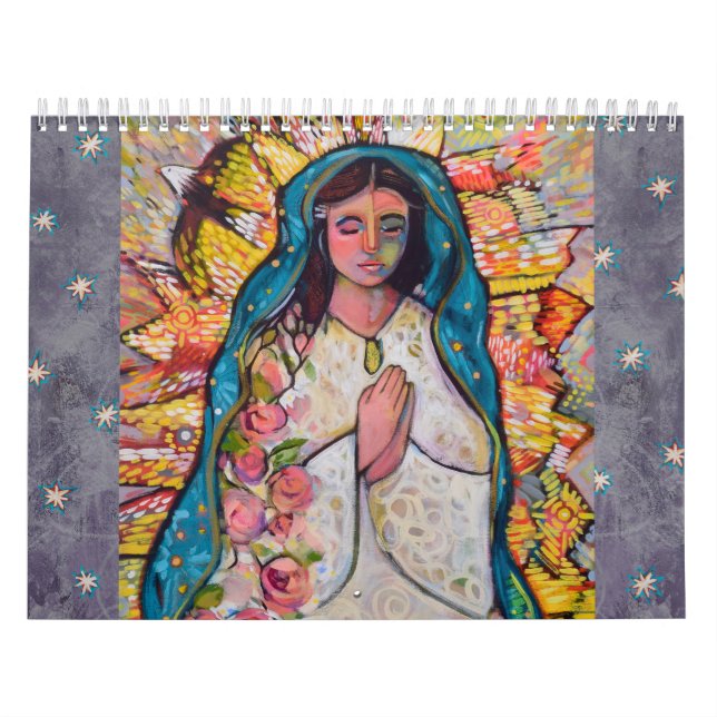 Catholic Folk Art Calendar by Jen Norton (Cover)
