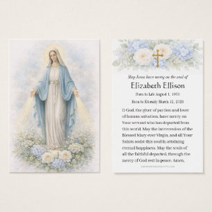 Catholic Funeral Blessed Mother Remembrance,