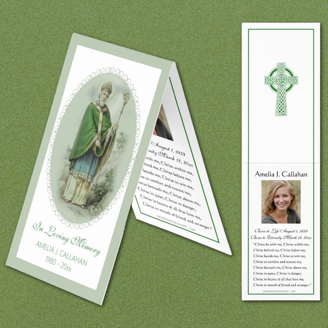 Catholic Funeral Irish Prayer Holy Card (Creator Uploaded)