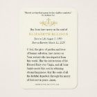 Catholic Funeral Memorial | Gold Roses Prayer