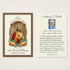Catholic Funeral Memorial Prayer Holy Card