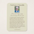 Catholic Funeral Memorial Prayer Holy Card