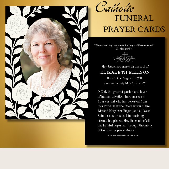 Catholic Funeral Memorial | White Roses Prayer (Creator Uploaded)