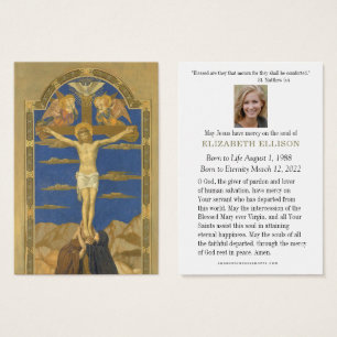 Catholic  Funeral Prayer Memorial Crucifixion
