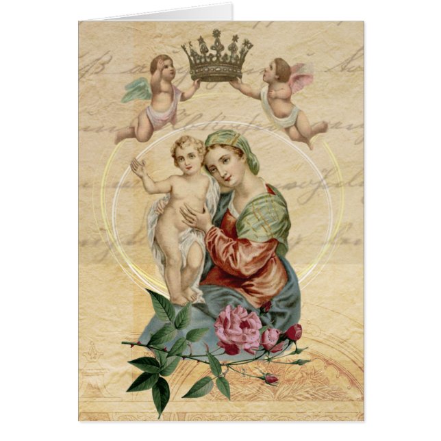 Catholic Funeral Sympathy Holy Card Thank You (Front)