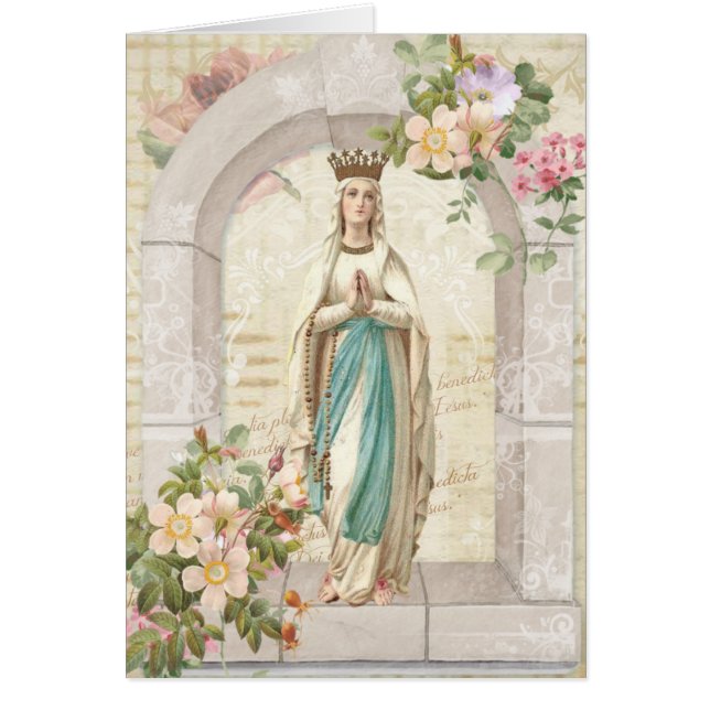 Catholic Funeral Sympathy Holy Card Thank You (Front)