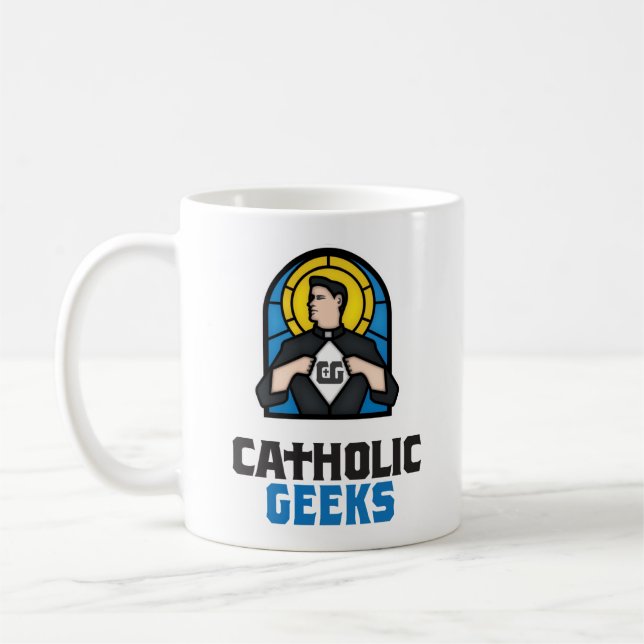 Catholic Geeks basic mug (Left)